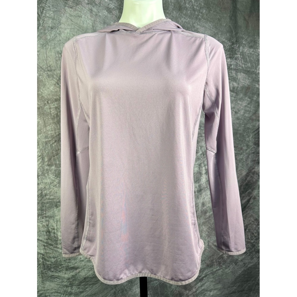 Duluth Trading Co Armachillo Hoodie Womens S Purple Cooling Long Sleeve 60555